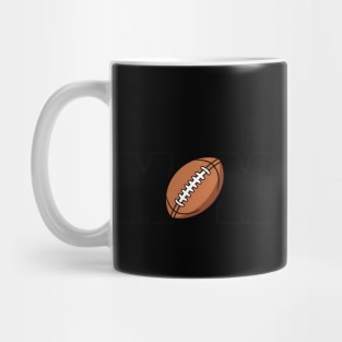 Senior Mom Class Of 2024 Football Mug